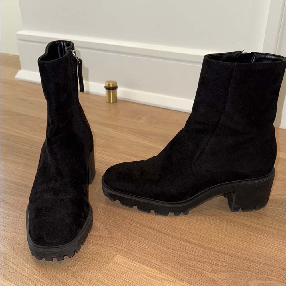 Zara Black Ankle Boots